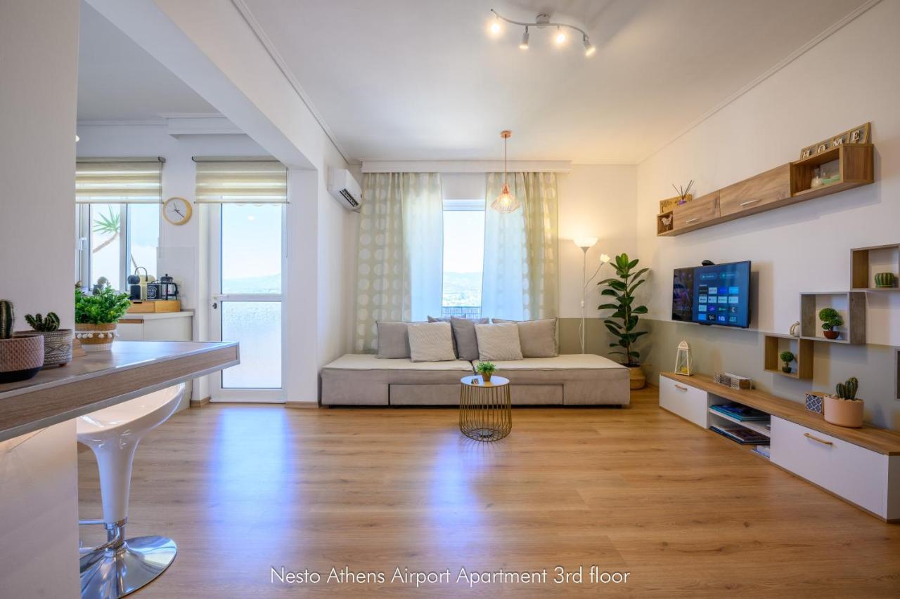 Nesto Athens Airport Appartement Spáta Buitenkant foto